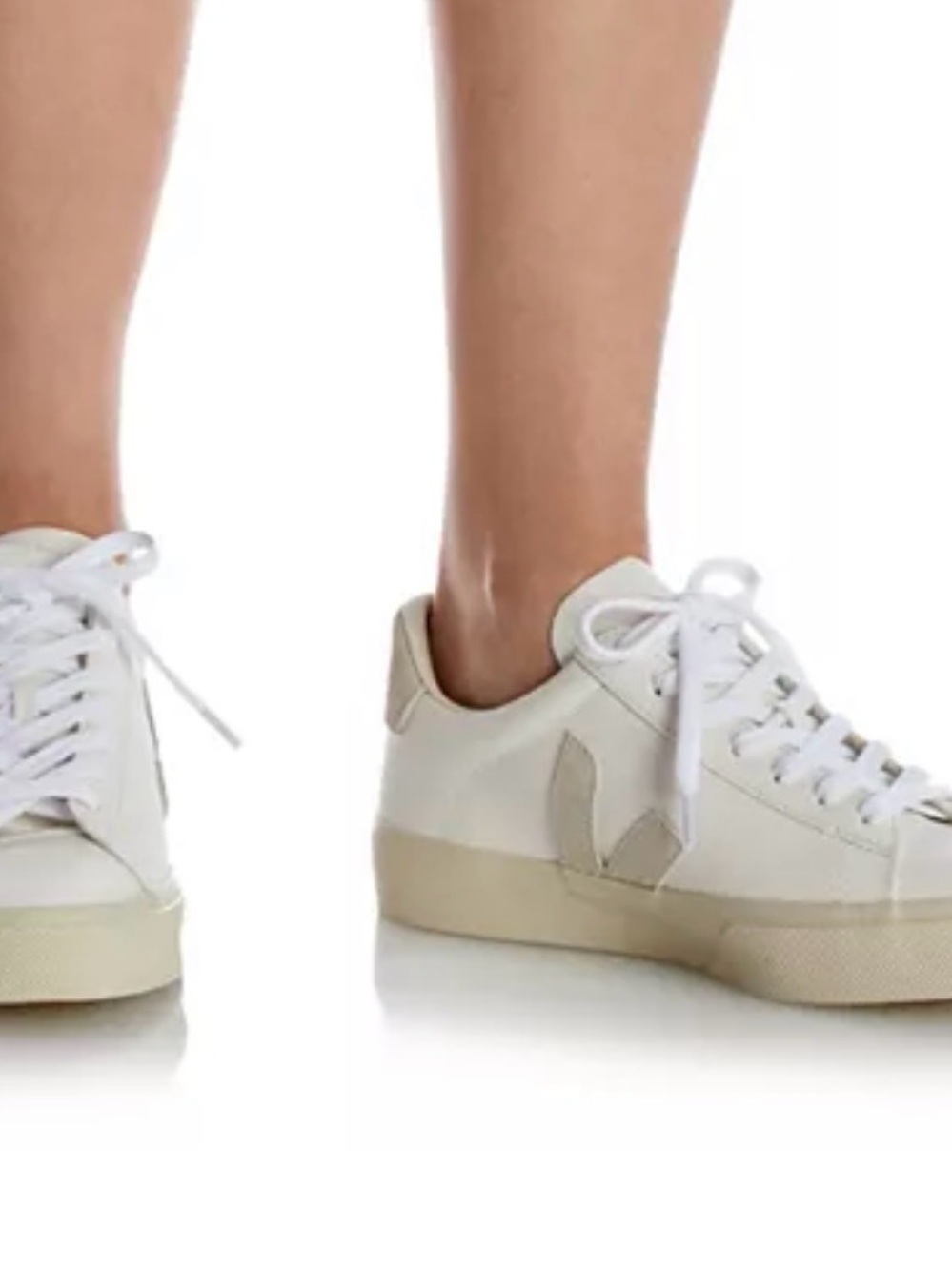 Veja Leather campo Low-Top Sneakers White/Cream - 7